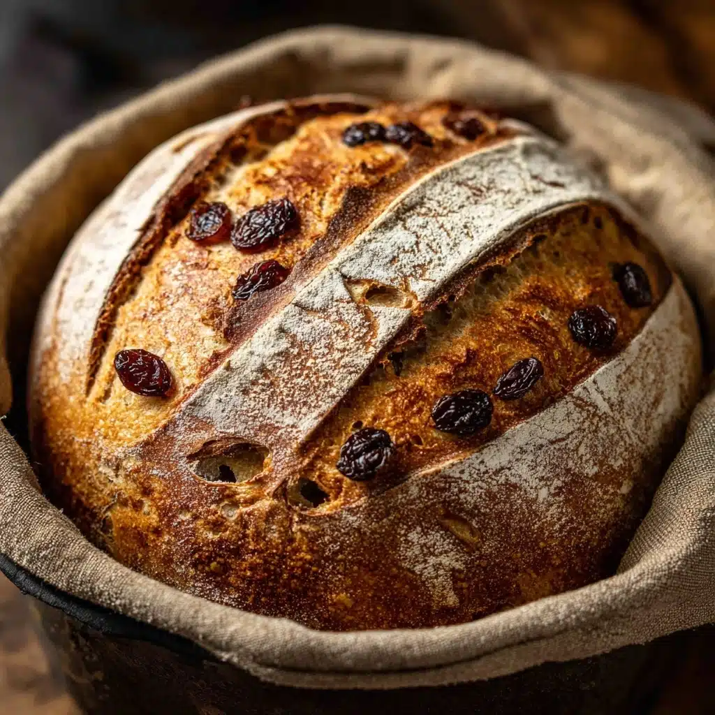 No Knead Cinnamon Raisin Bread Recipe