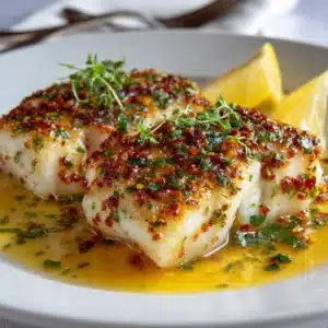 Lemon Butter Baked Cod Recipe