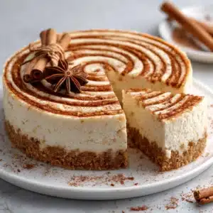 Cinnamon Roll Cheesecake Recipe