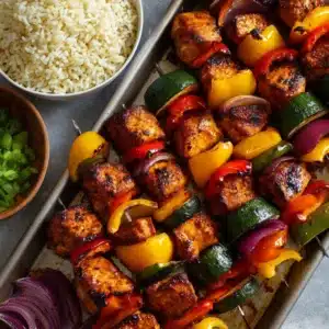 Garlic Herb Chicken Kabobs Recipe