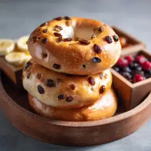 Cinnamon and Raisin Bagels Recipe