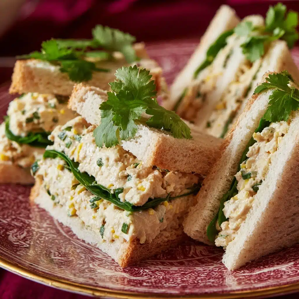 Chicken Salad Finger Sandwiches Recipe