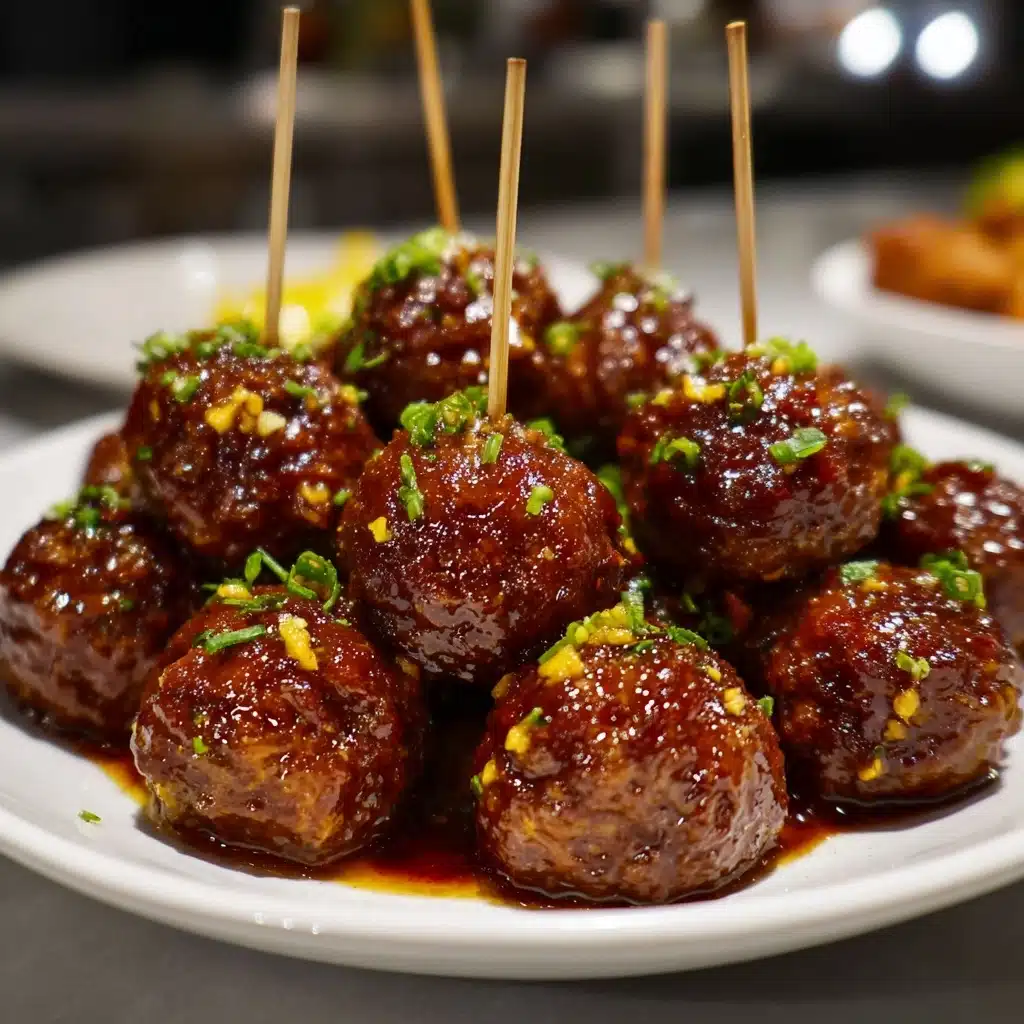 Baked Honey Garlic Meatballs Recipe - Recipe Image