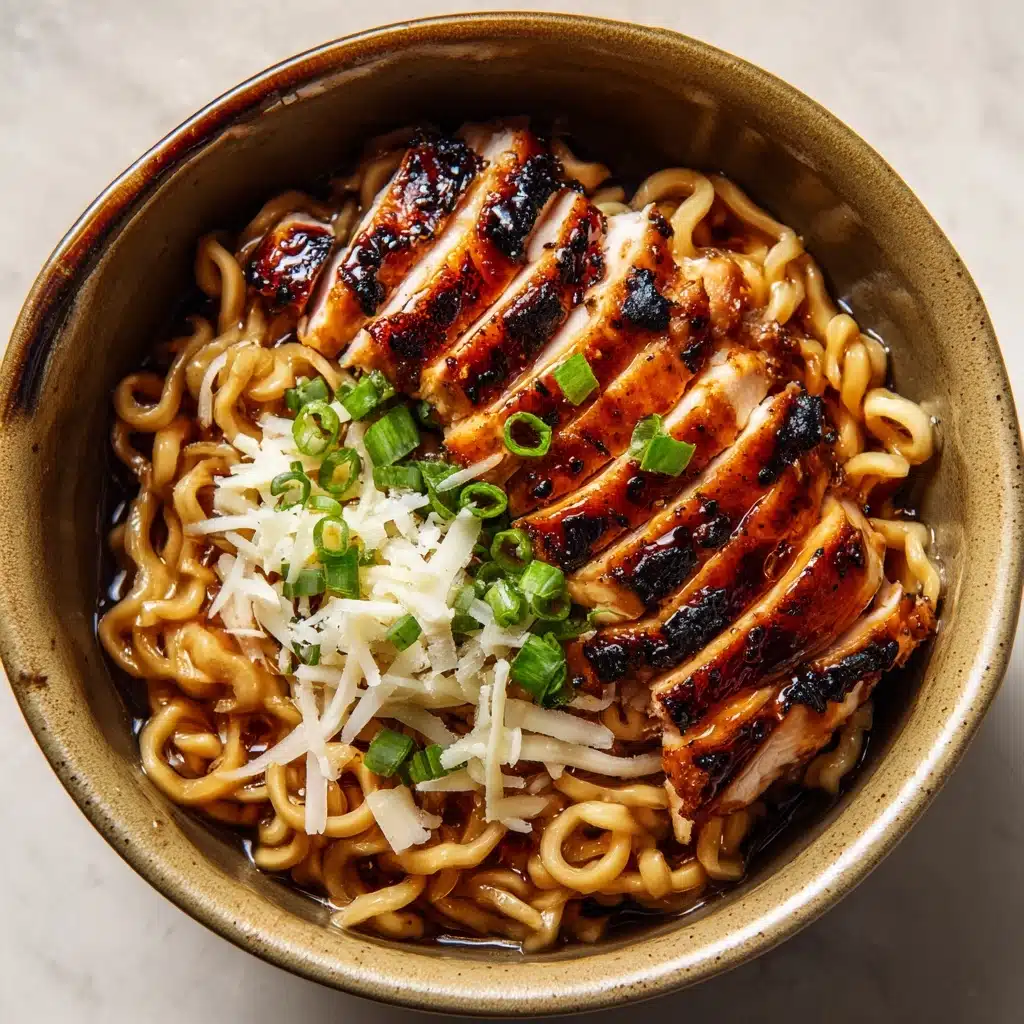 Garlic Noodles with Teriyaki Chicken Recipe