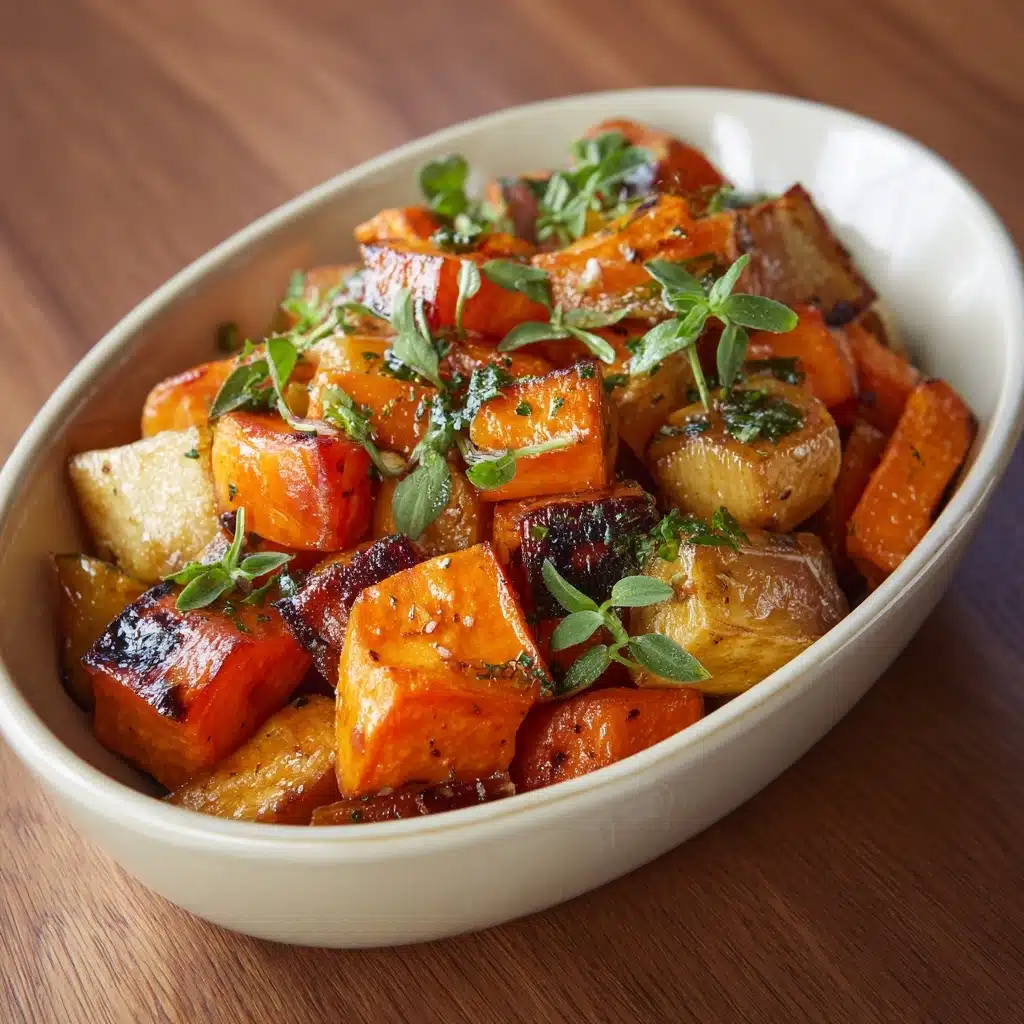 Roasted Sweet Potatoes & Carrots Recipe - Recipe Image