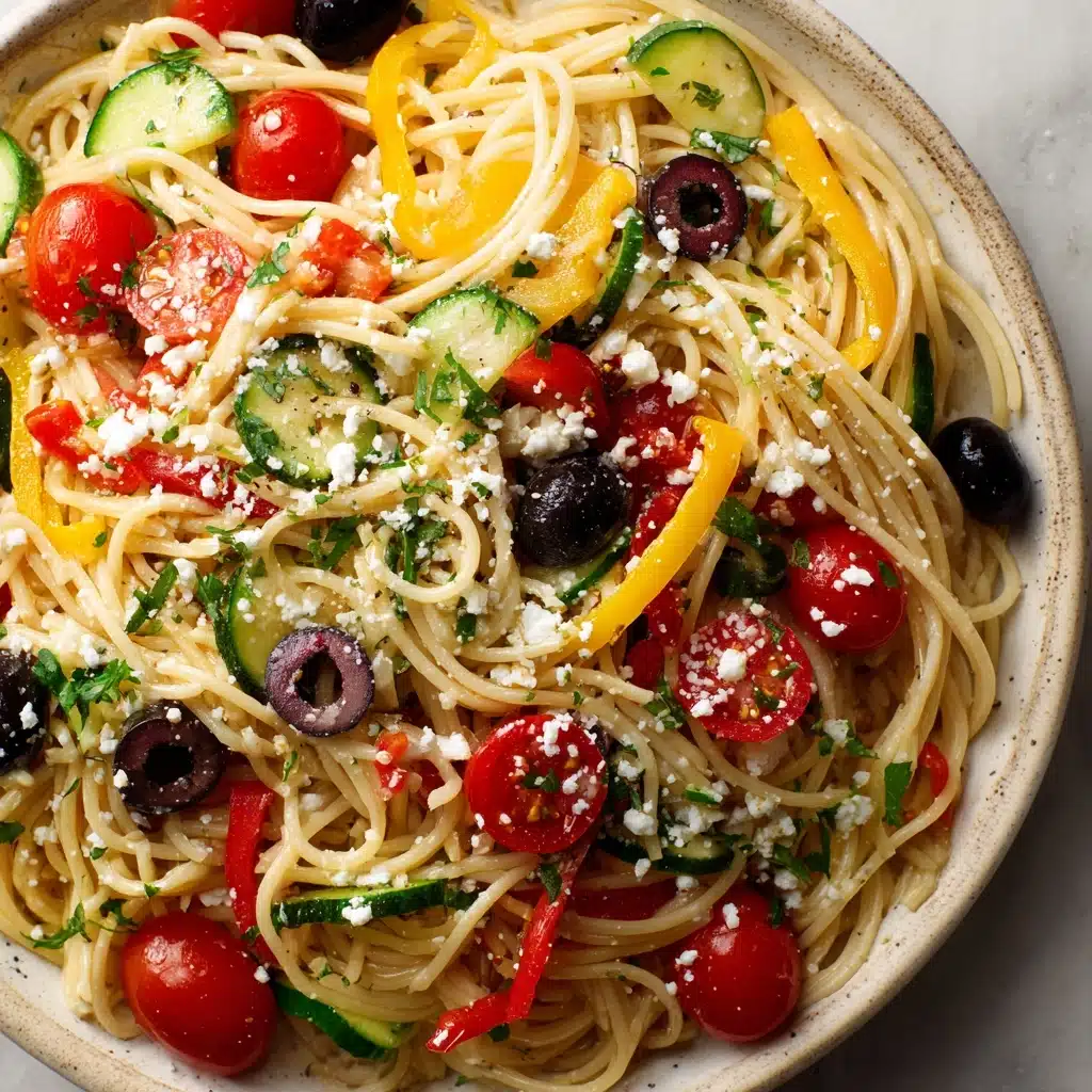 California Spaghetti Salad Recipe - Recipe Image