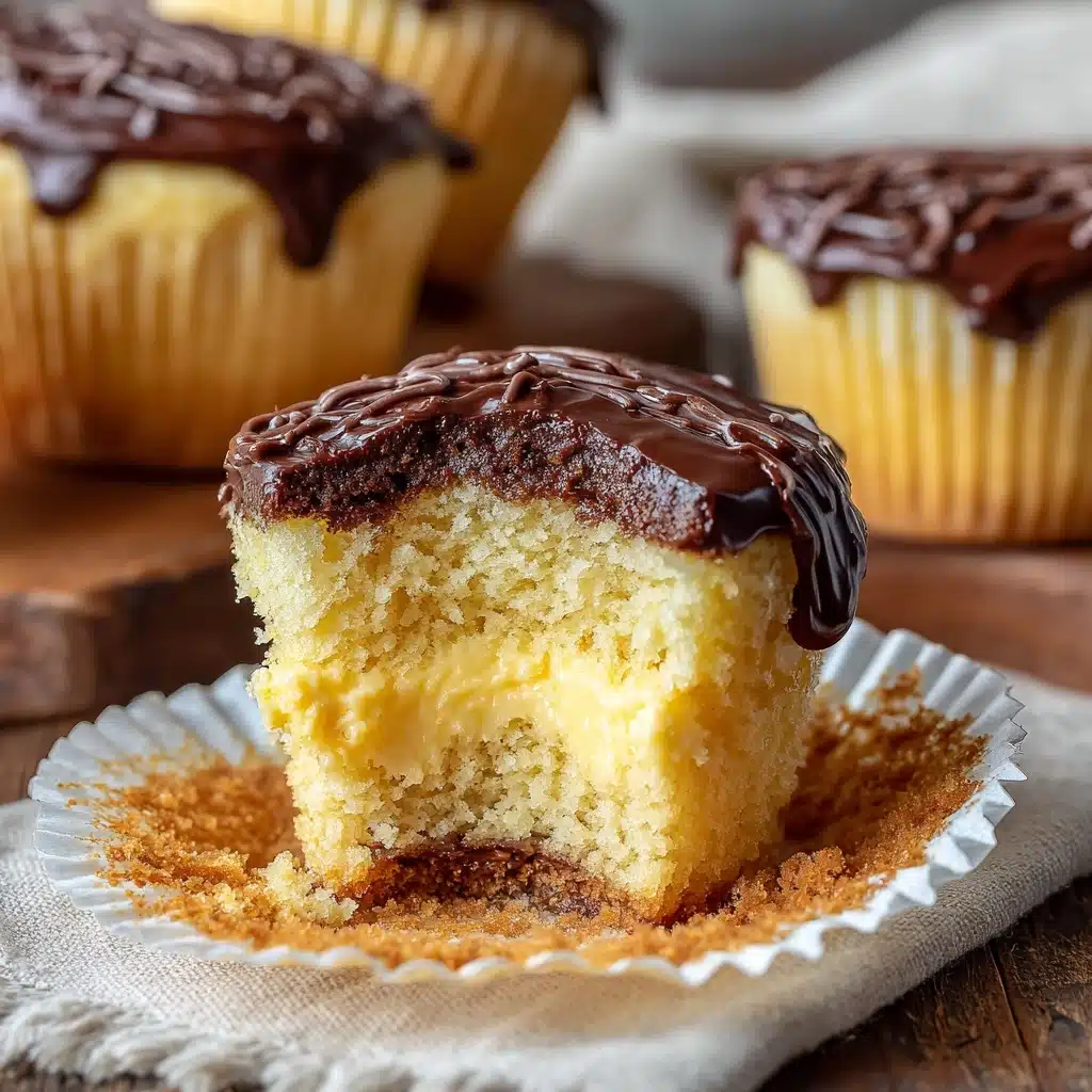 Daddy’s Boston Cream Cupcakes Recipe