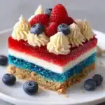 Red, White, and Blue Mini Cheesecakes Recipe