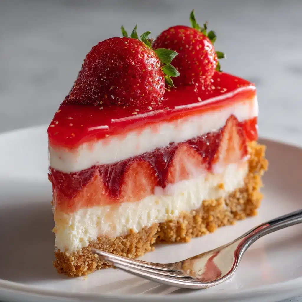 Creamy Strawberry Cheesecake Recipe