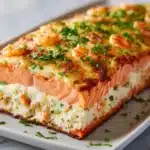 Crab & Shrimp Stuffed Salmon Recipe