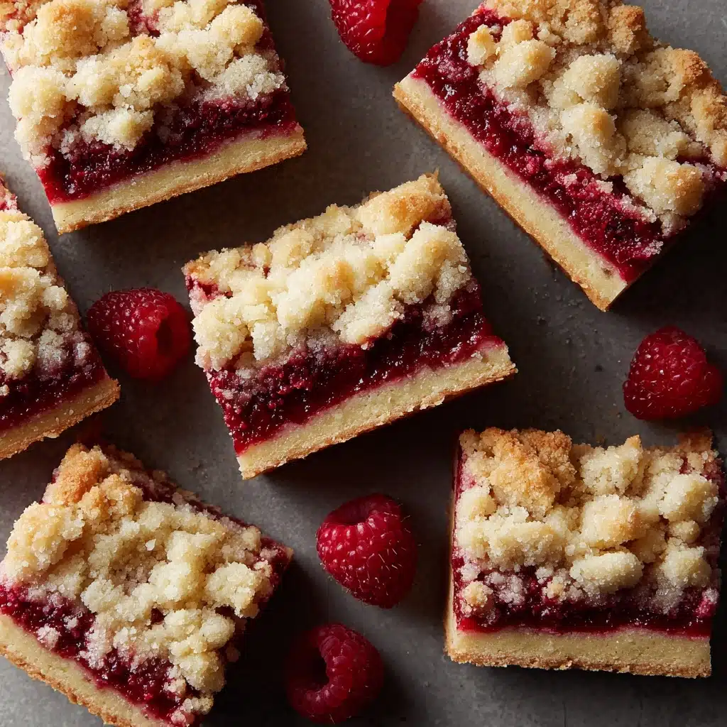 Raspberry Streusel Shortbread Bars Recipe