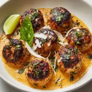Coconut Chicken Meatballs Recipe