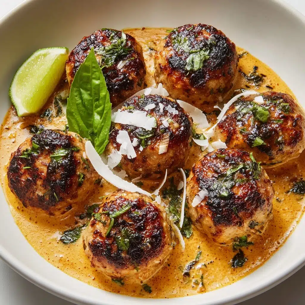 Coconut Chicken Meatballs Recipe - Recipe Image