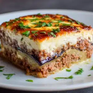 Classic Greek Eggplant Moussaka Recipe