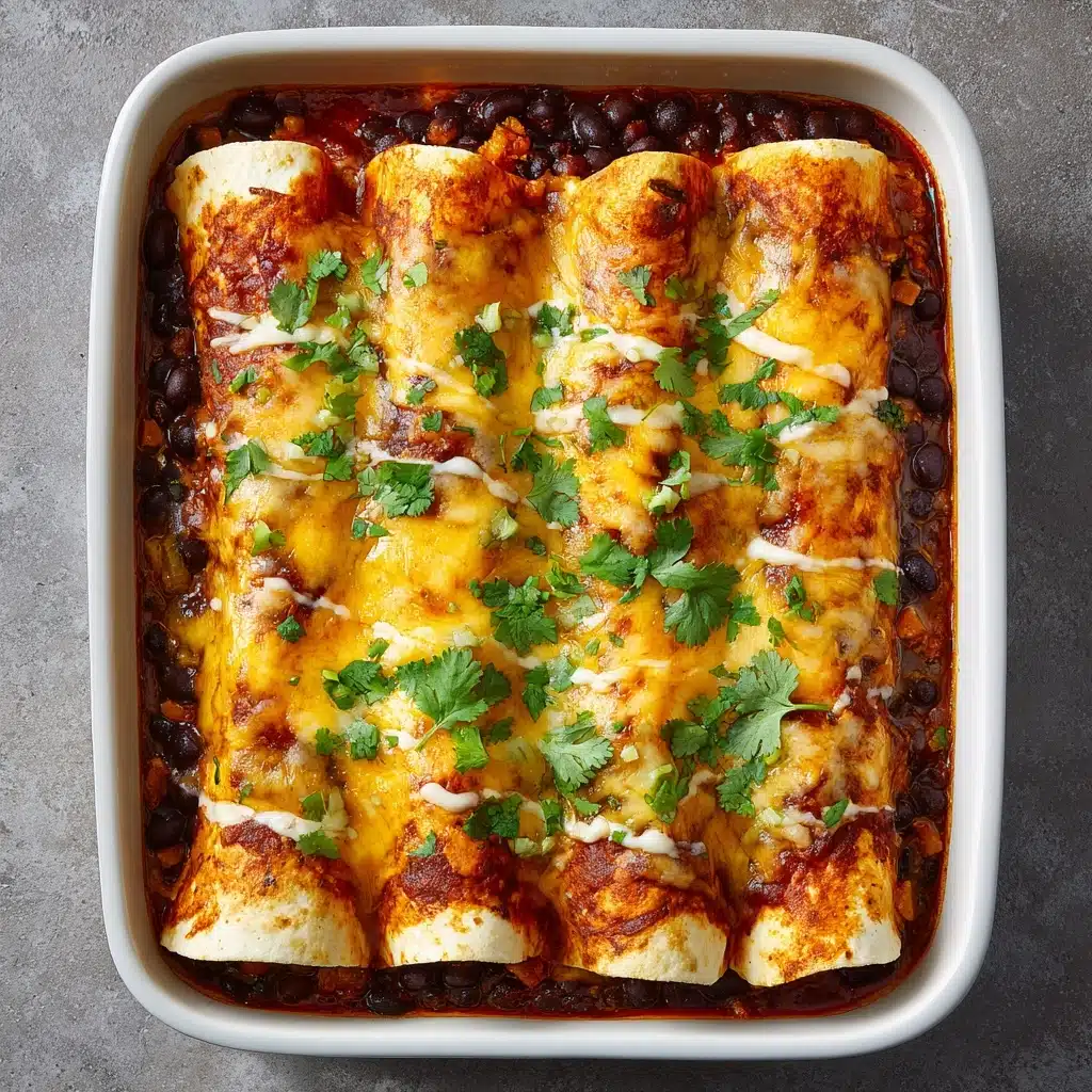 Veggie and Black Bean Enchiladas Recipe