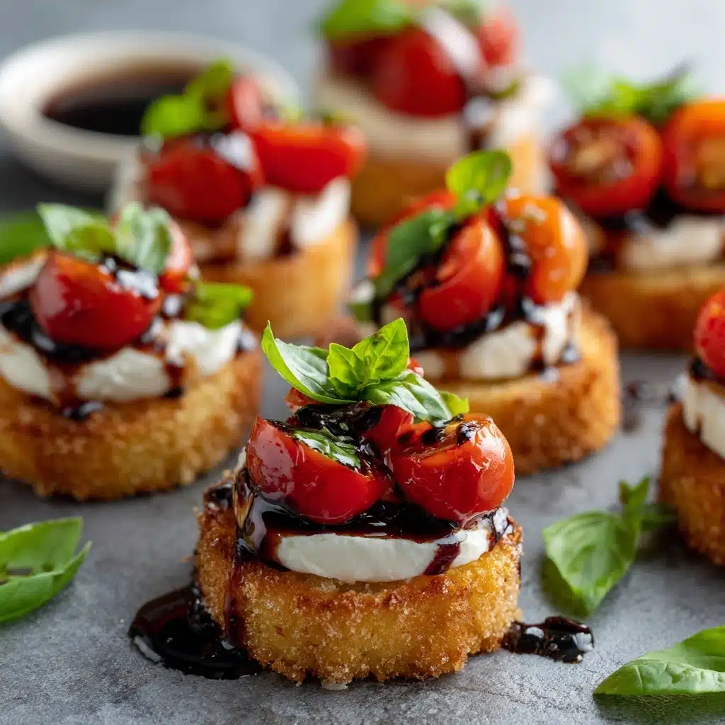 Caprese Salad Bites with Balsamic Reduction Recipe