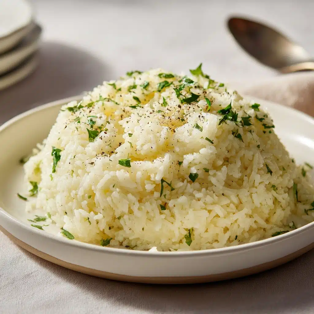 Garlic Parmesan Rice Recipe - Recipe Image