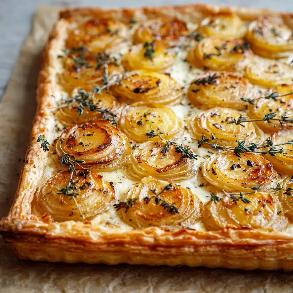 Puff Pastry Potato Tart Recipe - Recipe Image