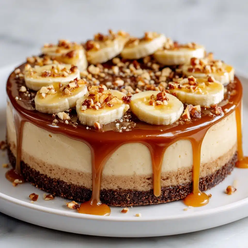 Banana Caramel Nut Cheesecake Recipe