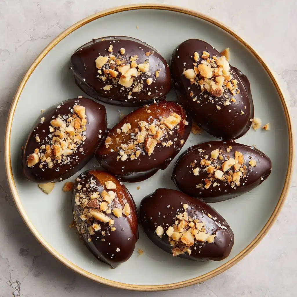 Chocolate Covered Dates Stuffed Recipe - Recipe Image