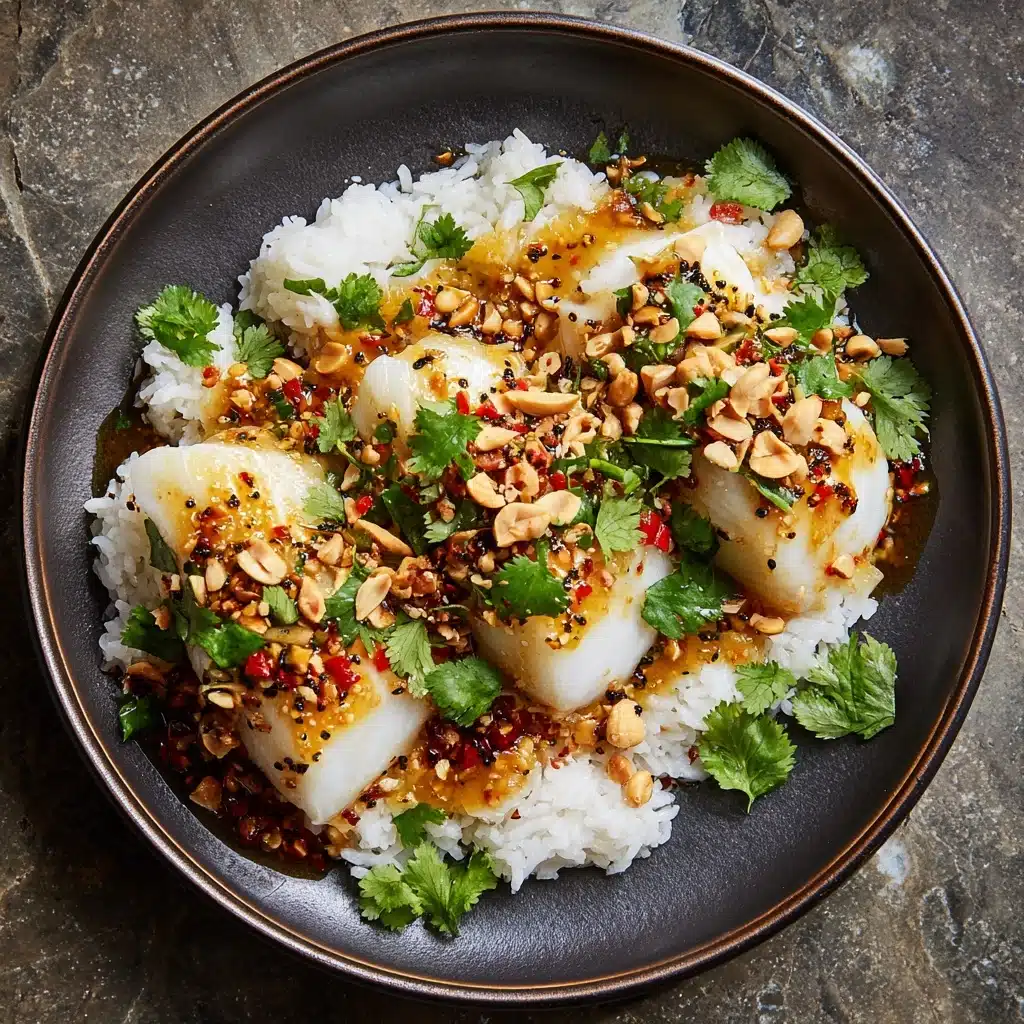 Haddock with Sticky Rice Recipe - Recipe Image
