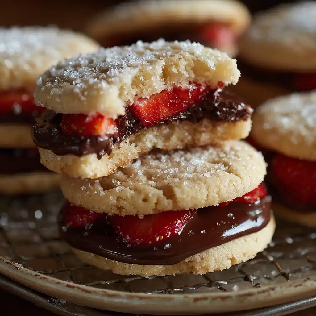 Chocolate-Stuffed Strawberry Sugar Cookies Recipe