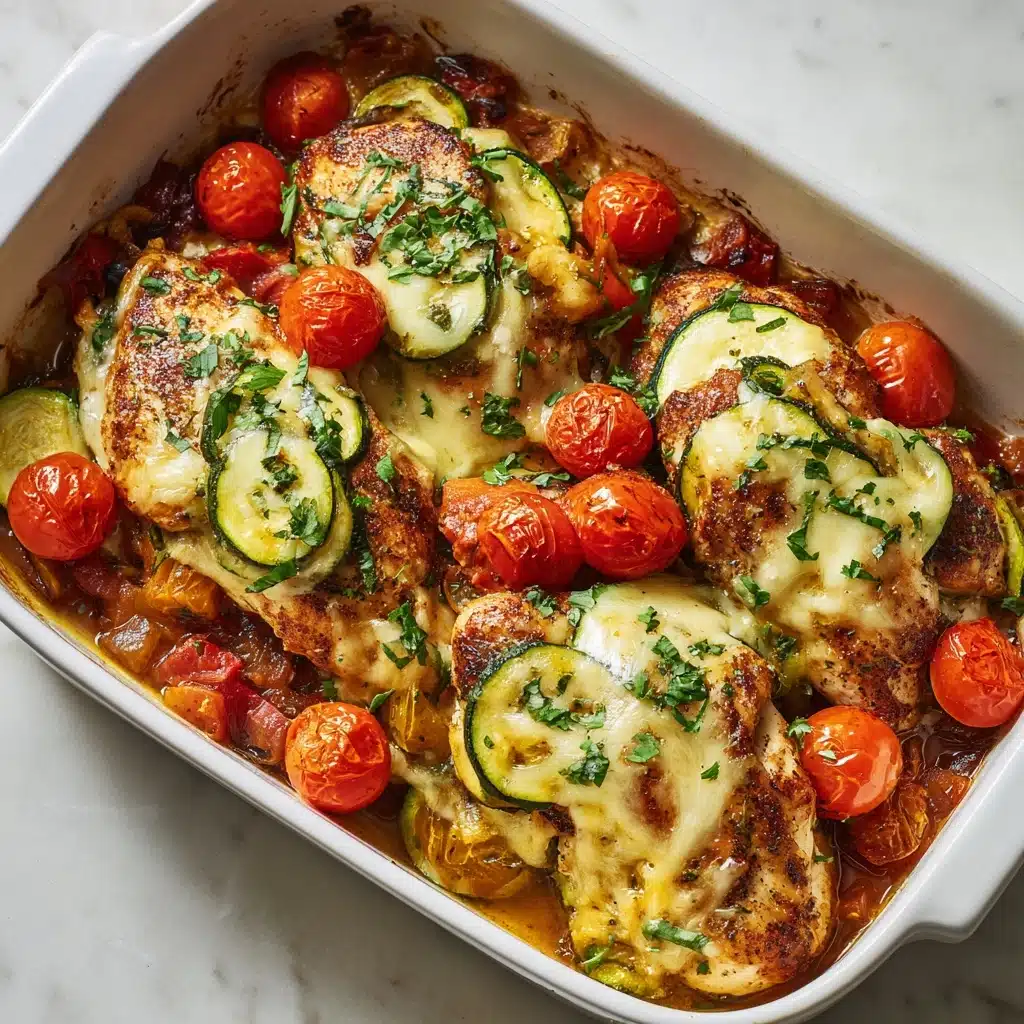 Mediterranean Chicken Zucchini Bake Recipe - Recipe Image