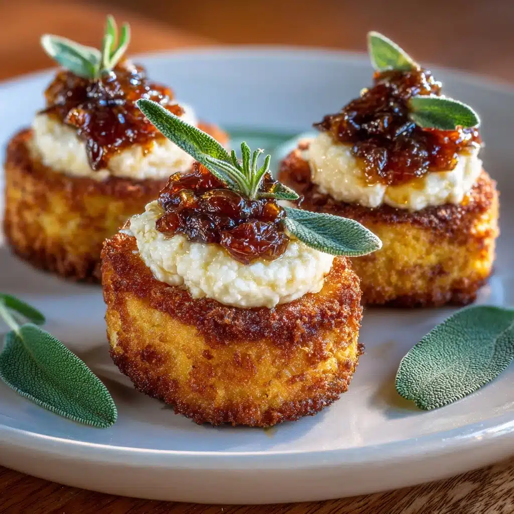 Sundried Tomato Polenta Bites Recipe - Recipe Image
