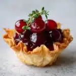 Cranberry Brie Phyllo Cups Recipe