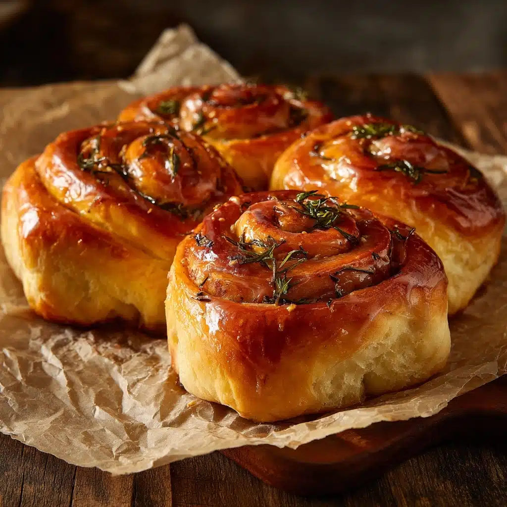 Salted Sage Honey Butter Brioche Rolls Recipe - Recipe Image