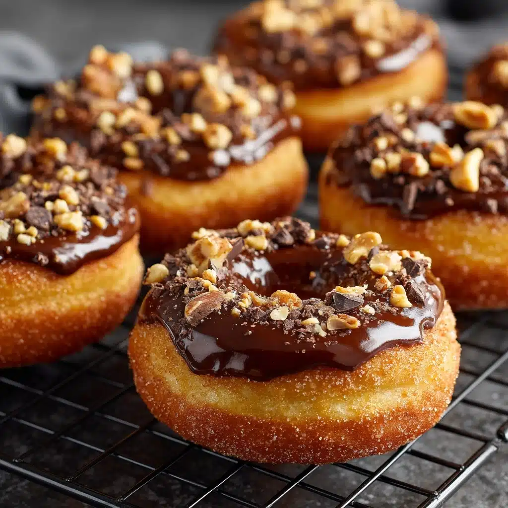 Chocolate Hazelnut Cream Doughnuts Recipe