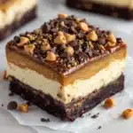 Chocolate Peanut Butter Cheesecake Bars Recipe