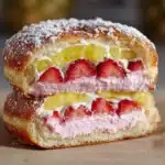 Strawberry and Cream Cheese Pineapple Bun Recipe