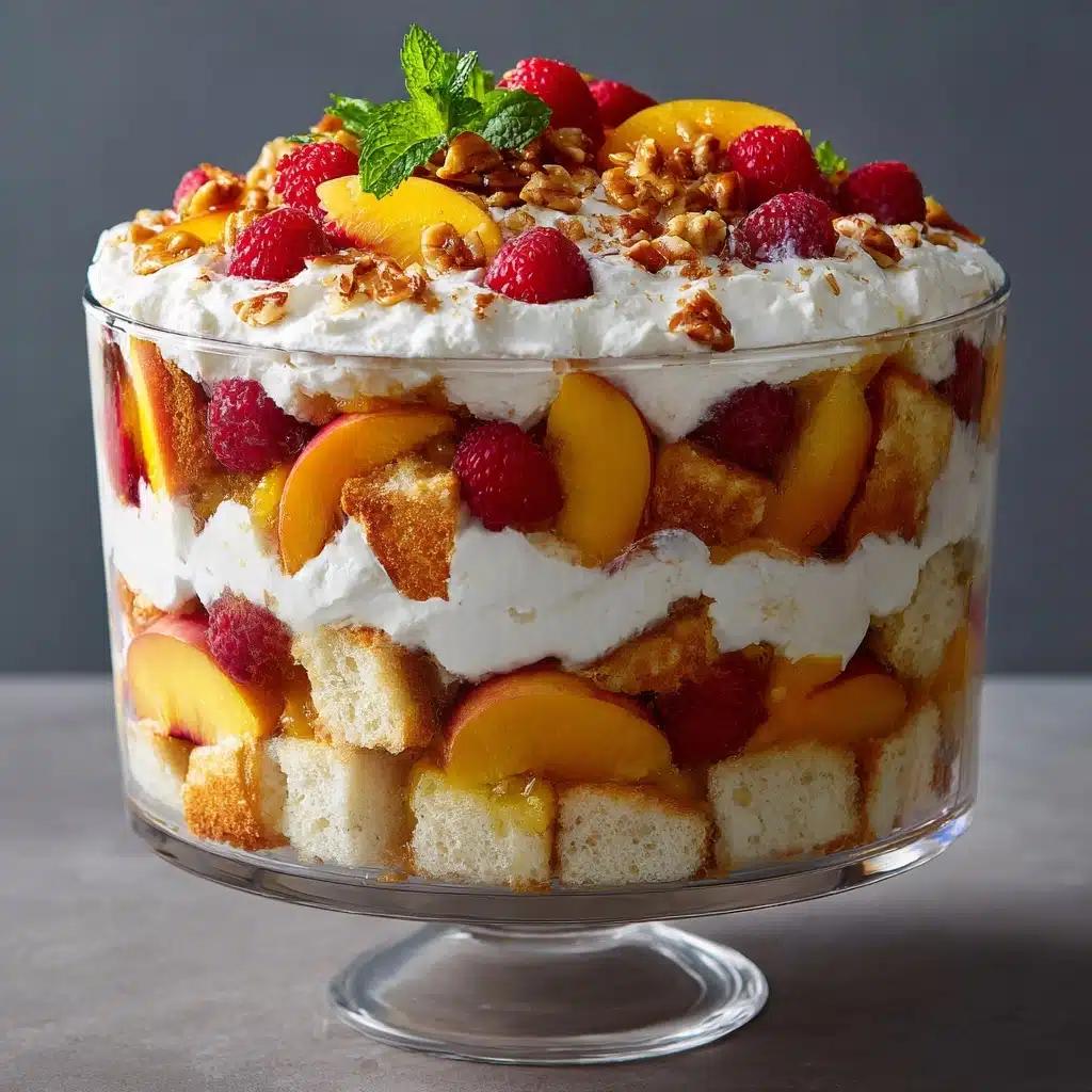 Peach Cobbler Cheesecake Salad Recipe - Recipe Image