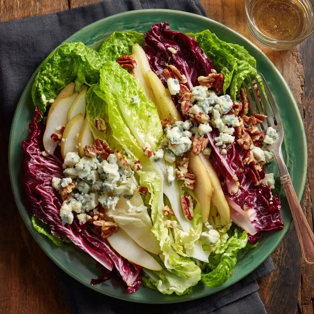 Blue Cheese, Walnut, and Chicory Salad Recipe - Recipe Image