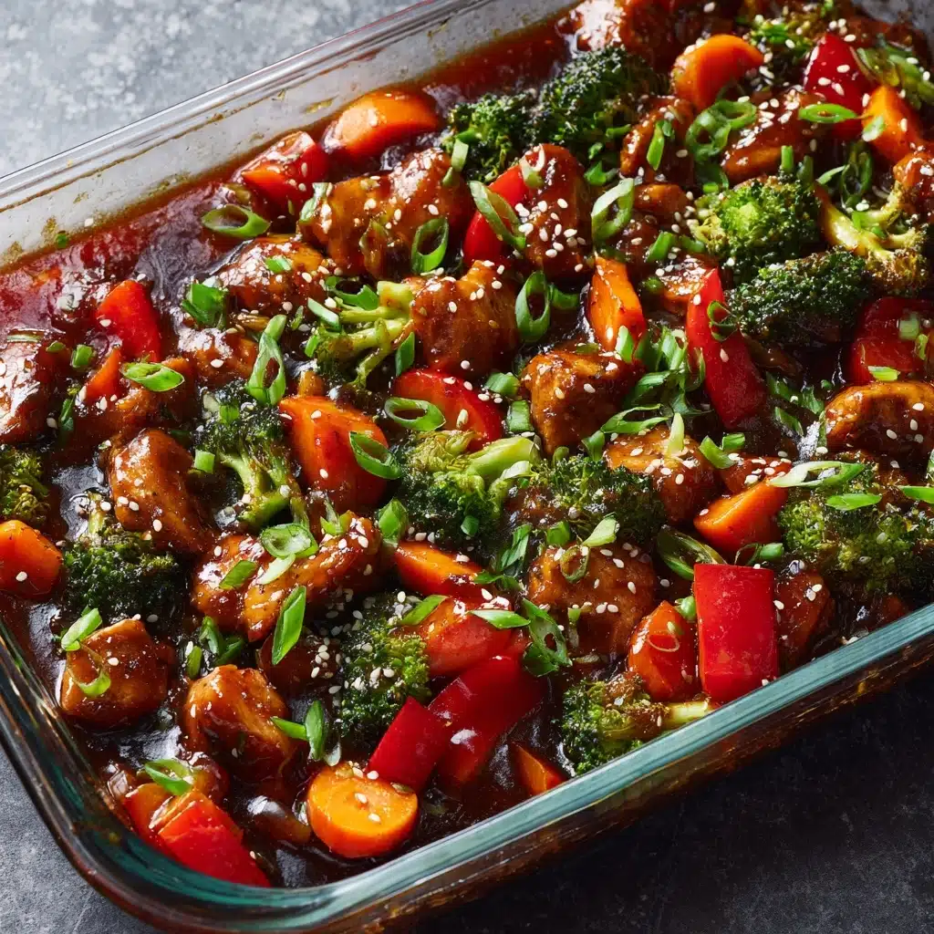 Teriyaki Chicken & Stir Fry Casserole Recipe - Recipe Image