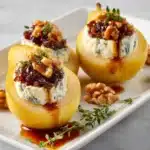 Elegant Blue Cheese Stuffed Pears Recipe