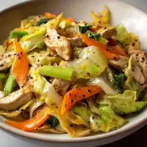 Chinese Chicken Cabbage Stir-Fry Recipe