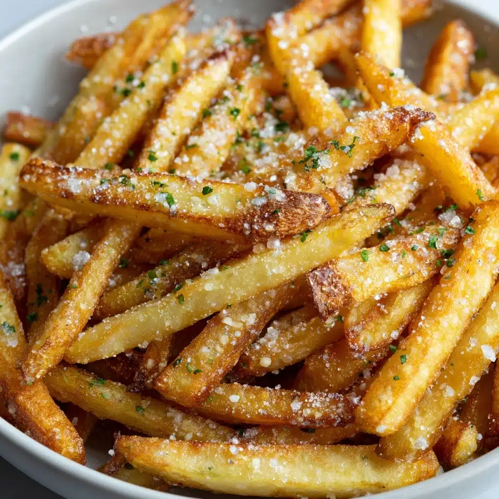 Air Fryer Garlic Parmesan Fries Recipe