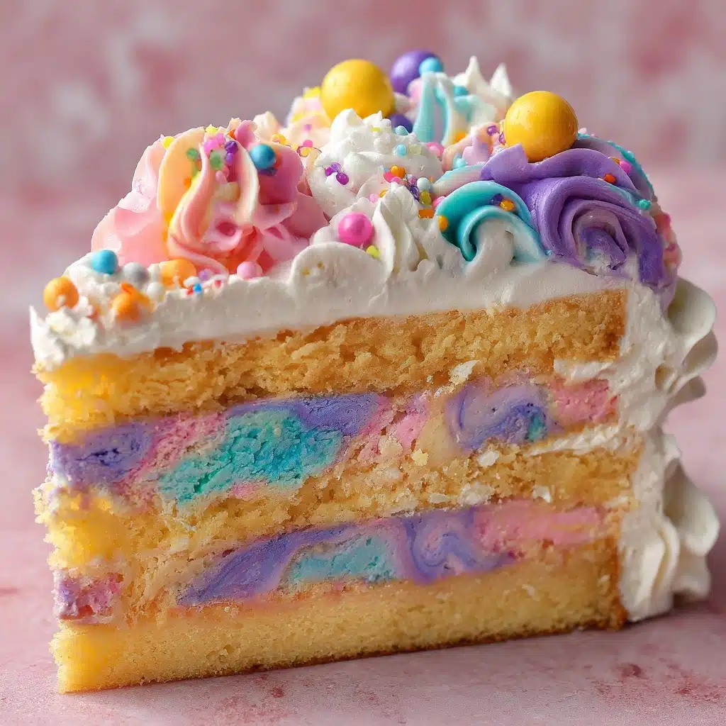 Unicorn Poke Cake Recipe - Recipe Image