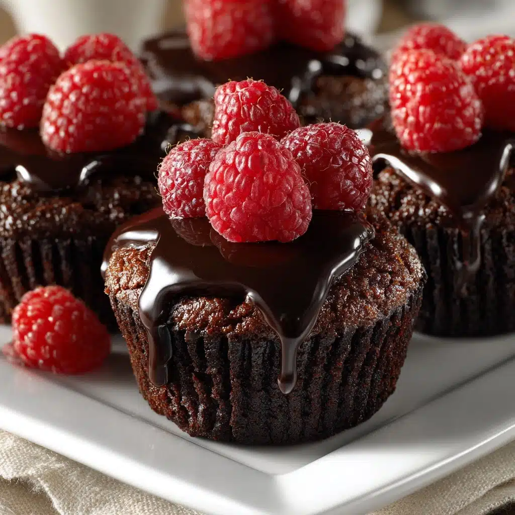 Raspberry Chocolate Lava Cupcakes Recipe - Recipe Image