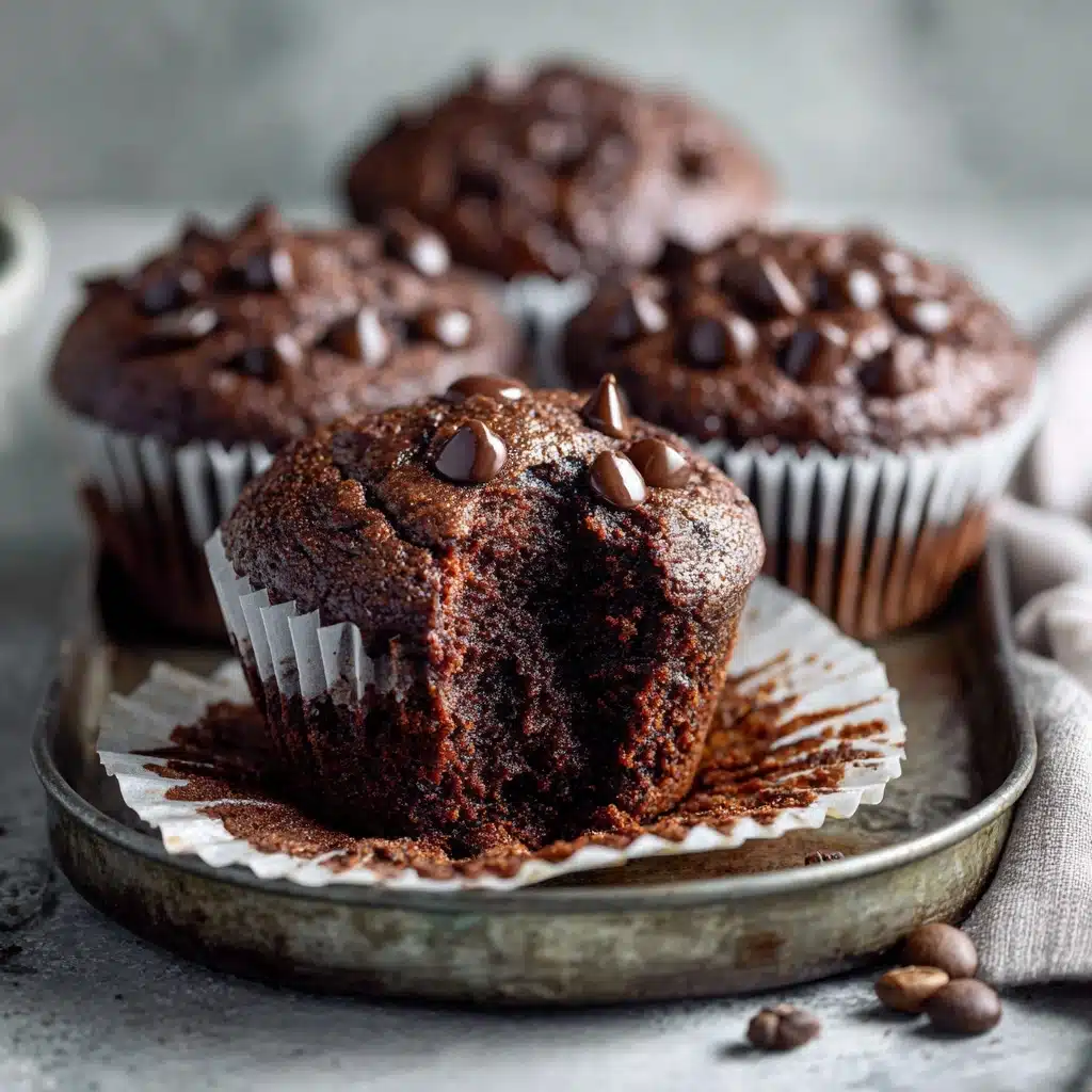 Double Chocolate Espresso Muffins Recipe - Recipe Image