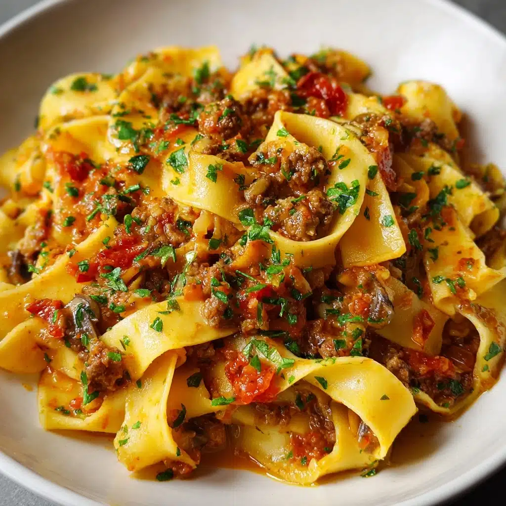 Italian Drunken Noodles Recipe - Recipe Image