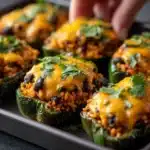 Baked Stuffed Poblano Peppers Recipe