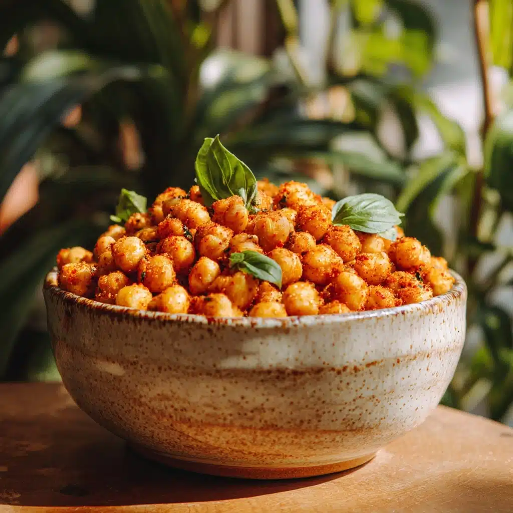 Spicy Roasted Chickpeas Recipe