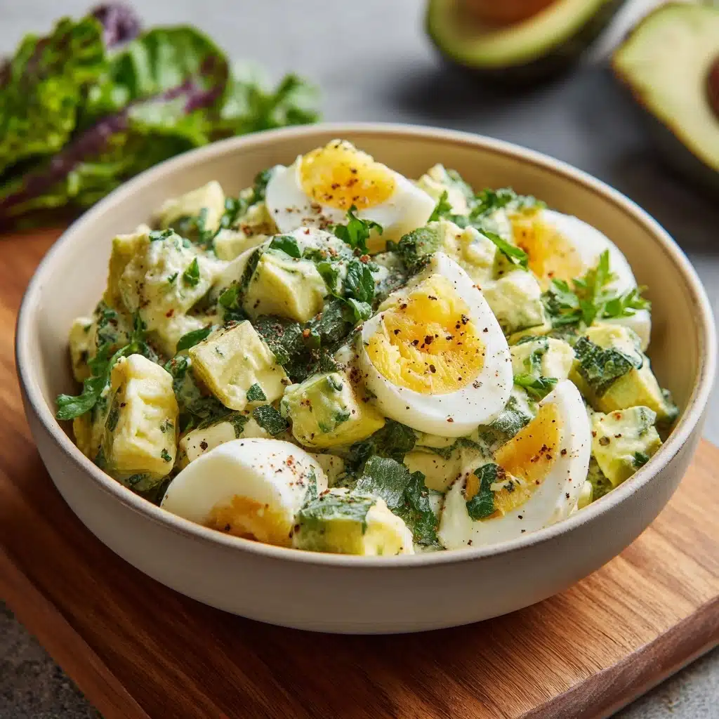 Keto Avocado Egg Salad Recipe