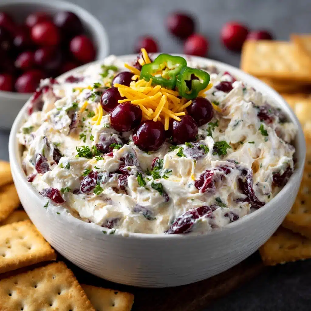Holiday Cranberry Jalapeño Cream Cheese Dip Recipe