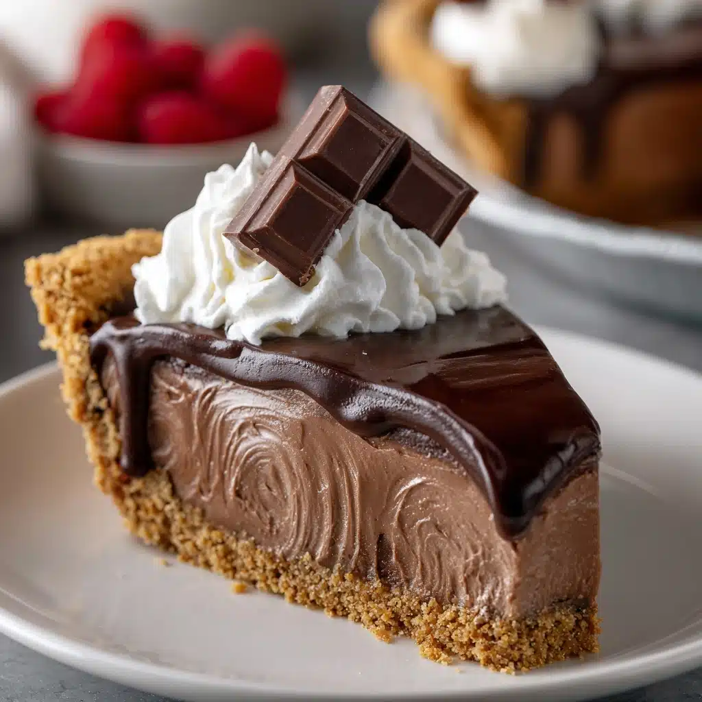 Keto Chocolate Pie Recipe - Recipe Image