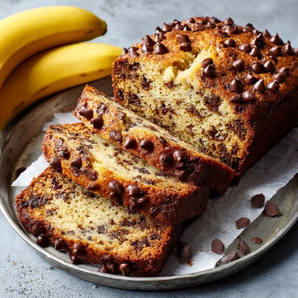 Super Moist Chocolate Chip Banana Bread Recipe