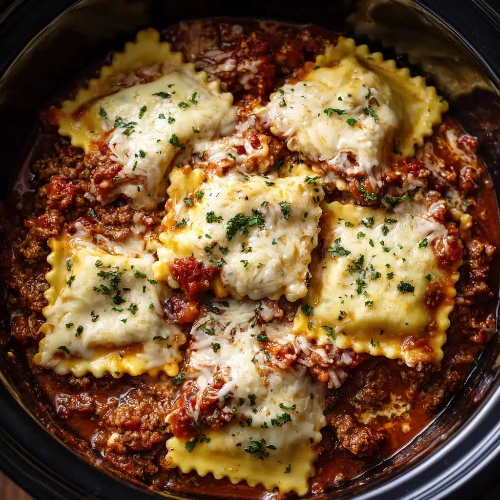 Crockpot Ravioli Lasagna Recipe - Recipe Image